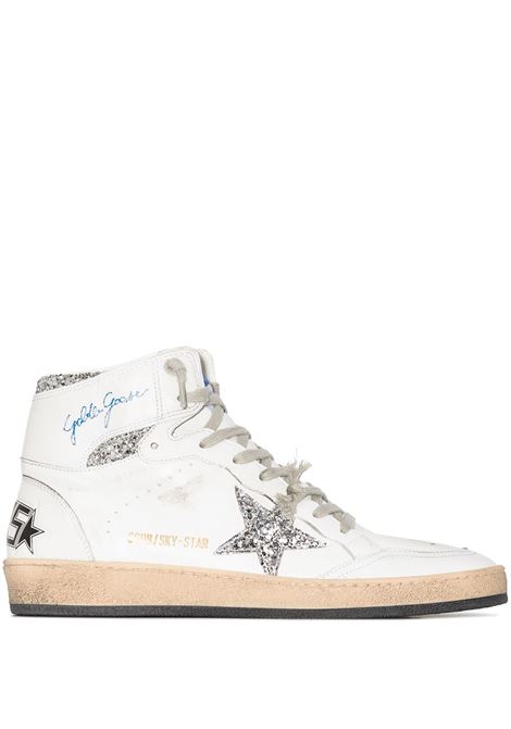 sky star nappa upper with serigraph glitter star and ankle GOLDEN GOOSE GOLDEN GOOSE | GWF00230F00219280185